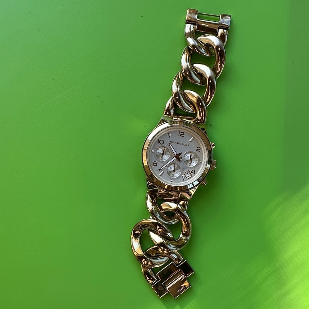 Michael Kors Gold Chain Bracelet Watch